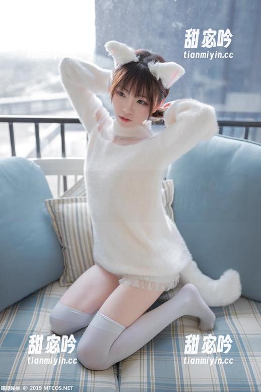 喵糖映画的兔耳女仆写真：一不小心，被萌到了，怎么还不打call？！